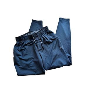Gymshark Black Arrival Knit Jogger Pants, Size Small